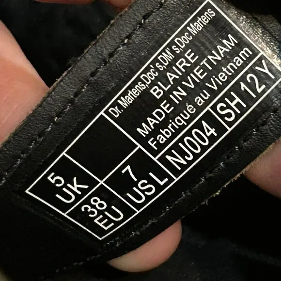 DR MARTENS Blaire brown leather gladiator sandals shoes women’s 7 new - Picture 3 of 8